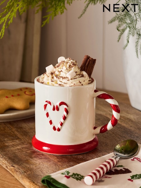 Candy Cane Heart Mug (AW2369) | € 11