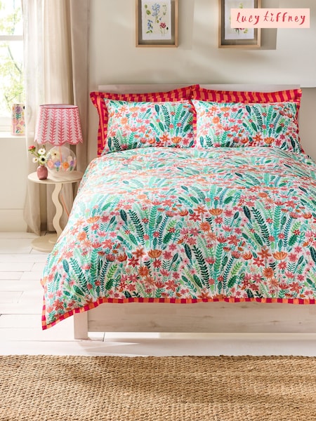 Lucy Tiffney Rose Dahlias 180 Thread Count Duvet Cover and Pillowcase Set (AW2458) | €64 - €113