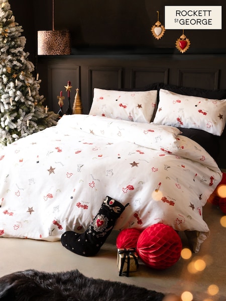 Rockett St George Fiercely Festive Duvet Cover and Pillowcase Set (AW2486) | €35 - €78