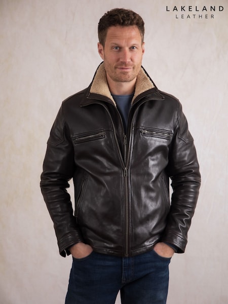 Lakeland Leather Brown Gosforth Leather Jacket (AW2557) | kr5 697