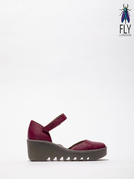 Fly London Biso Ankle Strap Wedge Shoes (AW2646) | €133