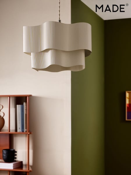 MADE.COM Cream Easy Fit Sydney Ceiling Light Shade (AW2685) | €94