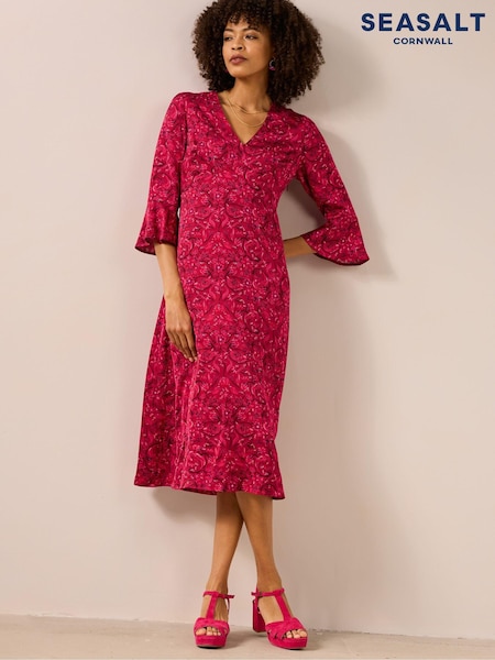 Seasalt Cornwall Starry Night Satin Midi Dress (AW2951) | 73 €