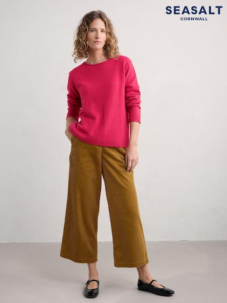 Seasalt Cornwall Pink Rosefinch Jumper Made With Merino (AW2982) | €42