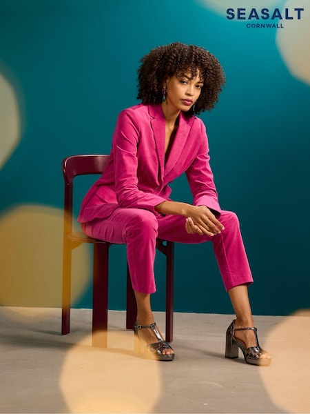 Seasalt Cornwall Star Rock Brushed Cotton Fitted Blazer (AW2991) | kr1 624