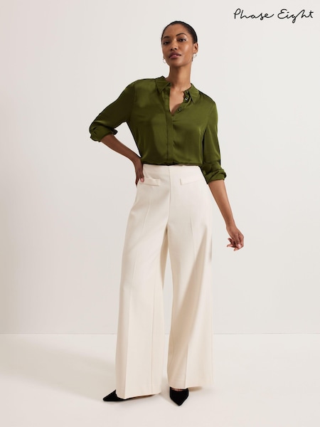 Phase Eight White Elodie Wool Trousers (AW3021) | 5,708 UAH