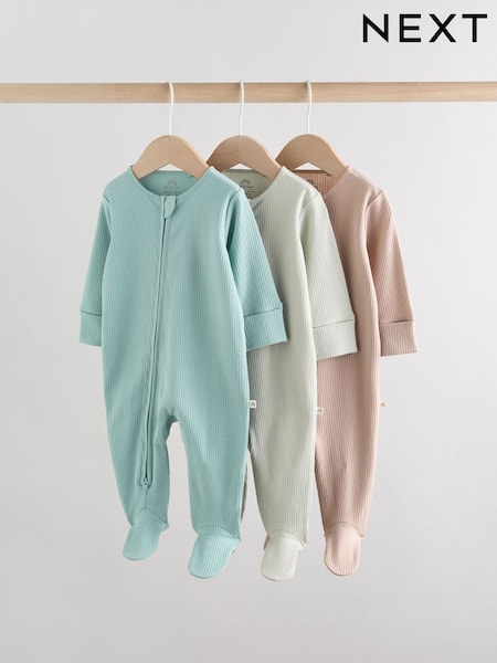 Minerals - Baby Slogan Sleepsuits 3 Pack (0-2yrs) (AW3048) | 119 LEI - 134 LEI