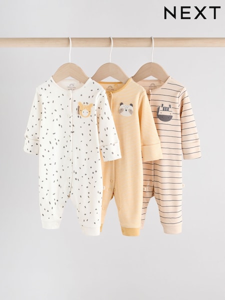 Neutro - Baby Footless Character Sleepsuits 3 Pack (0mths-3yrs) (AW3274) | 30 € - 33 €