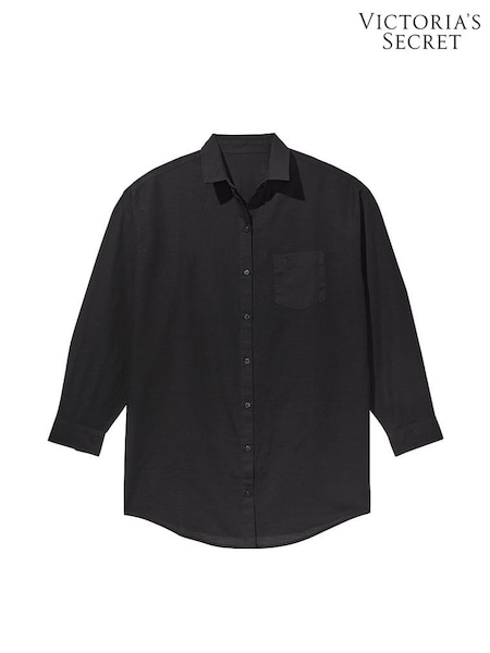 Victoria's Secret Black Oversized Cover Up Shirt (AW3293) | €56