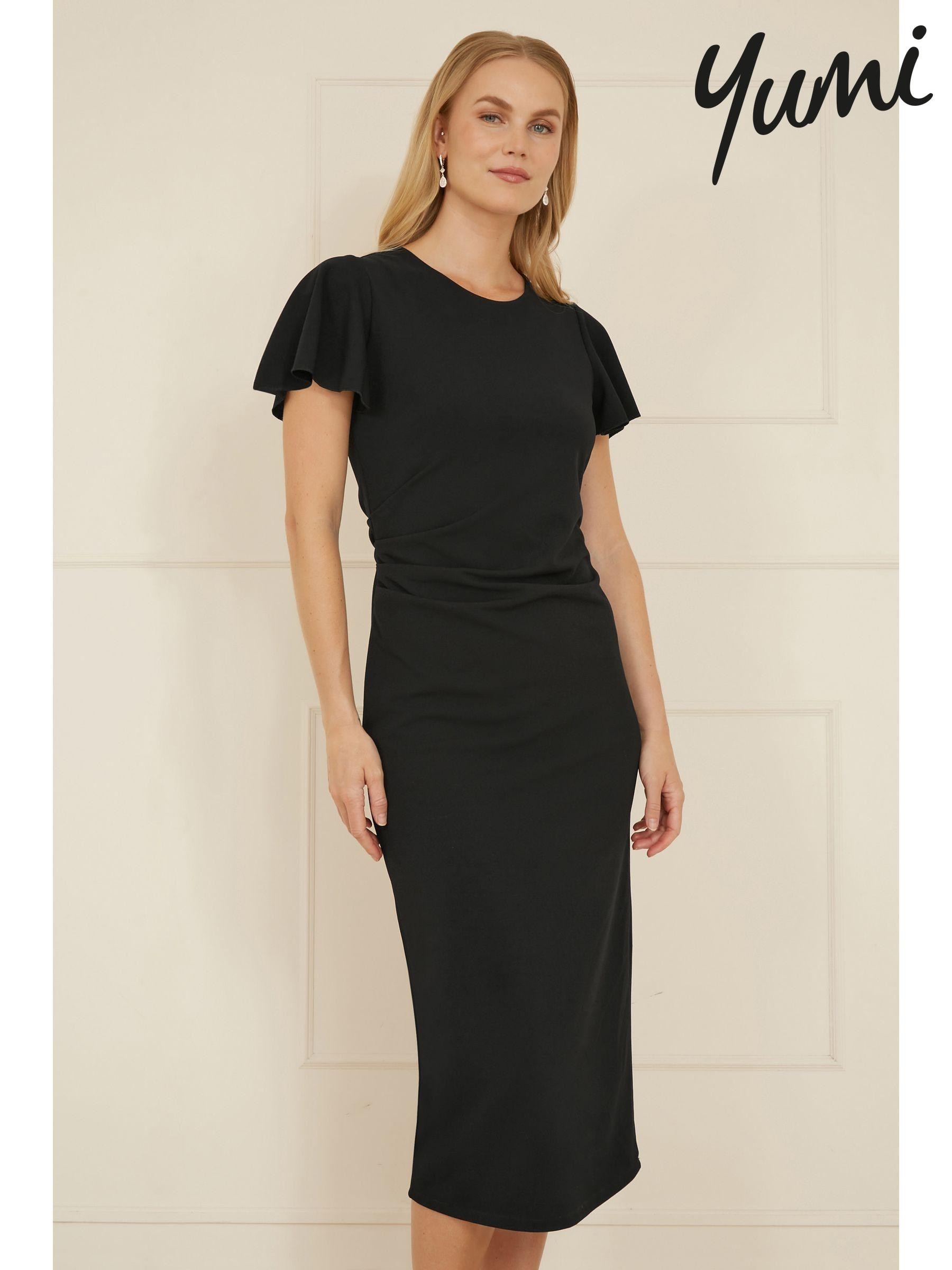 Women's, Yumi, Black, Occasionwear, Short Sleeve, Dresses | Next Germany Women's, Yumi, Black, Occasionwear, Short Sleeve, Dresses | Next Germany
