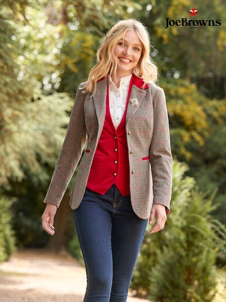 Joe Browns Smart Single-breasted Heritage Velour Blazer (AW3381) | kr1 400