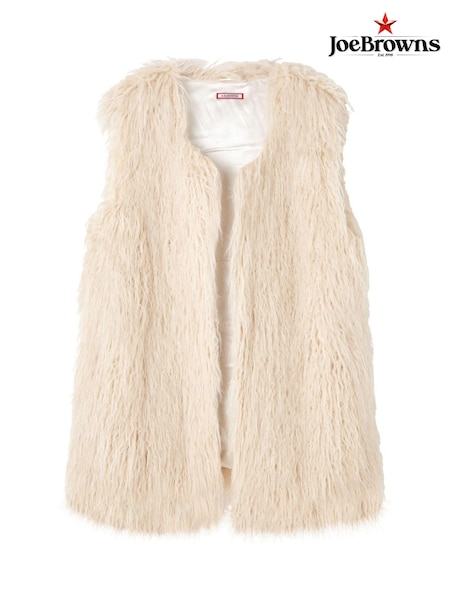 Joe Browns Boho Shaggy Faux Fur Waistcoat (AW3427) | €65
