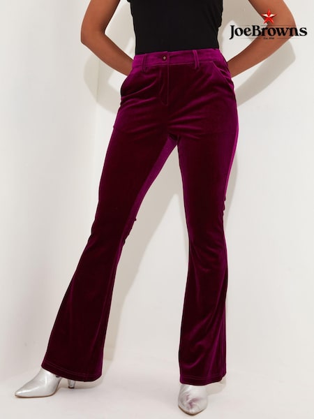 Joe Browns Velour Flared Leg Co-ord Trousers (AW3453) | 250 LEI