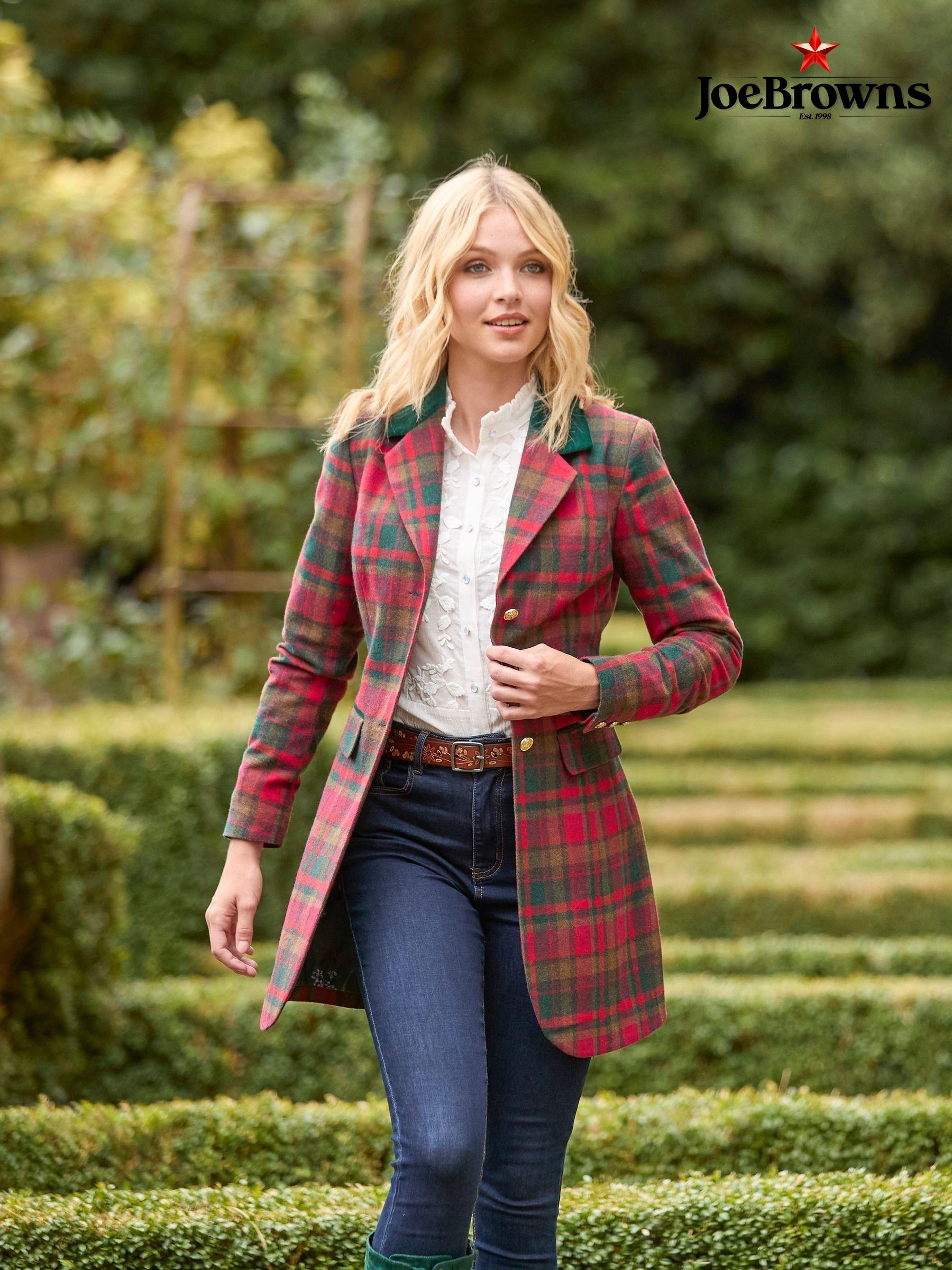 Next red check coat hot sale