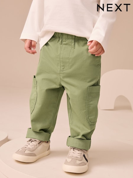 Salbeigrün - Side Pocket Pull On Trousers (3mths-7yrs) (AW3581) | 12 € - 15 €