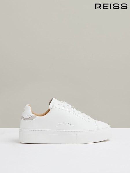 Reiss Francesca Leather Low-top Trainers (AW3603) | ‏933‏₪