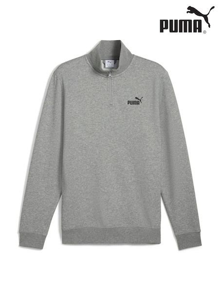 Puma Grey ESS No 1 Logo Half-Zip Fleece (AW3667) | €60