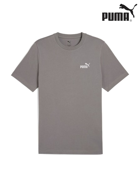 Puma Grey ESS Small No 1 Logo 100% Cotton T-Shirt (AW3673) | €27