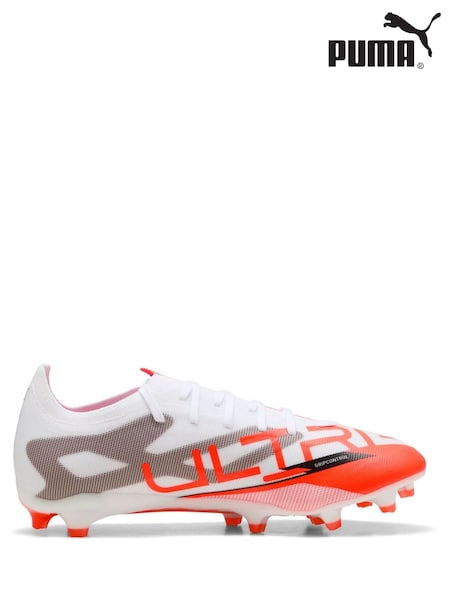 Puma White Ultra 5 Match FG/AG Football Boots (AW3685) | €103
