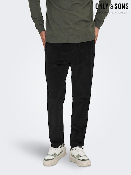 Only & Sons Black Corduroy Trousers (AW3753) | R$ 355