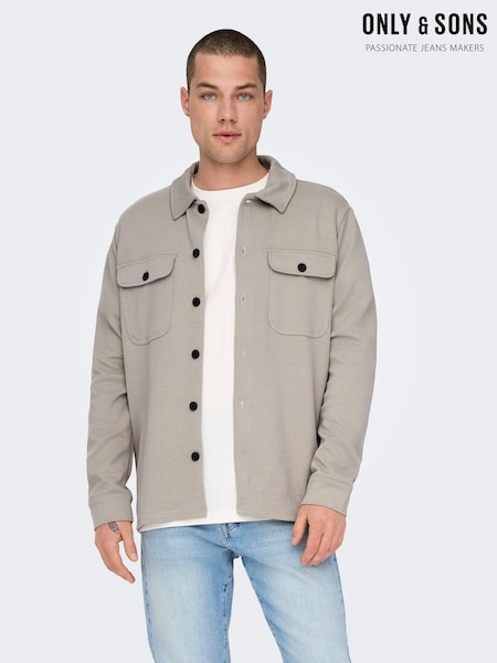 Only & Sons Long Sleeve Oversized Overshirt (AW3755) | ‏21 ر.ع.‏