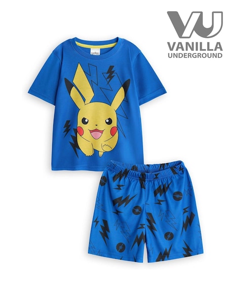 Vanilla Underground Blue Boys Pokémon Pikachu Short leg Pyjamas (AW3809) | AED115