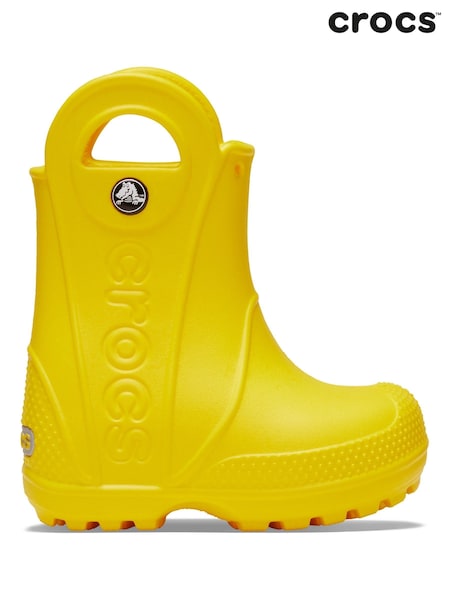 Crocs Yellow Toddler Handle It Rain Boots (AW3893) | R$ 395