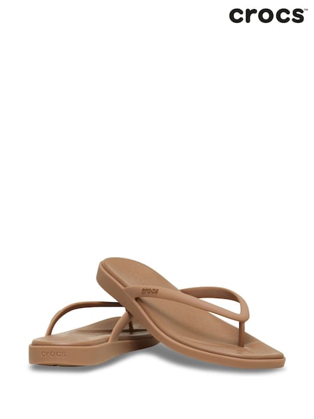 Crocs Brown Miami Flip Flop Sandals (AW3902) | €61