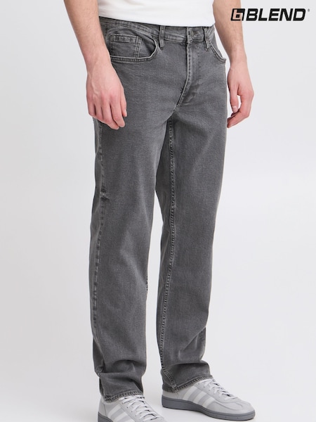 Сірий - Blend Straight Fit Стрейчевий джинси джинси (AW4315) | 2 704 грн