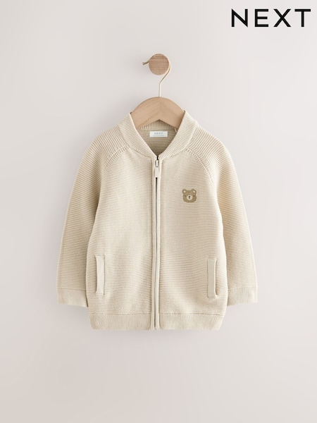 Neutral Bear 100% Cotton Zip Through Cardigan (3mths-7yrs) (AW4442) | 494 UAH - 576 UAH