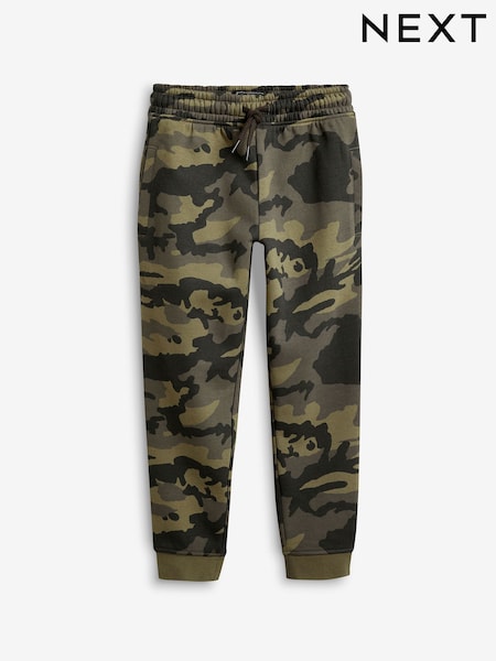 Khaki Camo Slim Fit Basic Joggers (3-16yrs) (AW4710) | €16 - €23