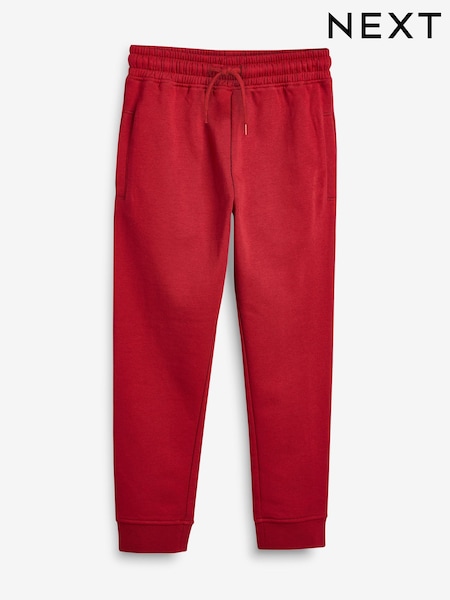 Bright Red Slim Fit Basic Joggers (3-16yrs) (AW4715) | R$ 70 - R$ 120