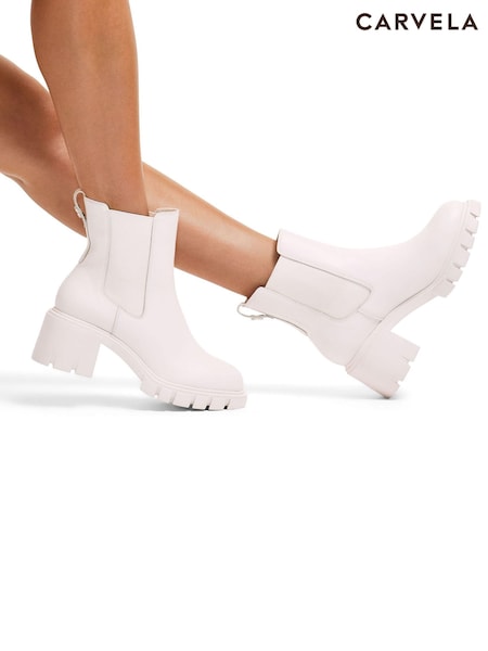 Carvela Cream Ignite Chelsea Boots (AW4831) | AED492