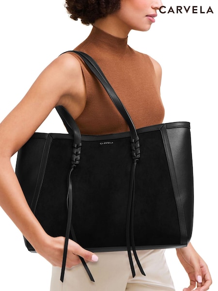 Carvela Tassel Winged Black Tote Bag (AW4851) | 4,746 UAH
