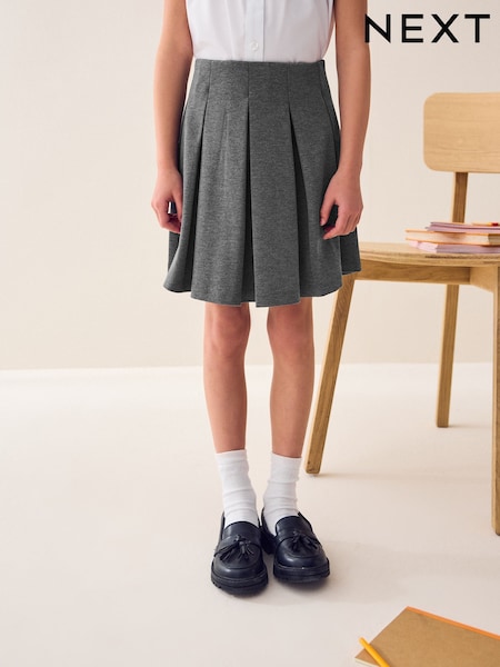 Grau - Jersey Pleated School Skirt (3-17yrs) (AW4867) | 20 € - 28 €