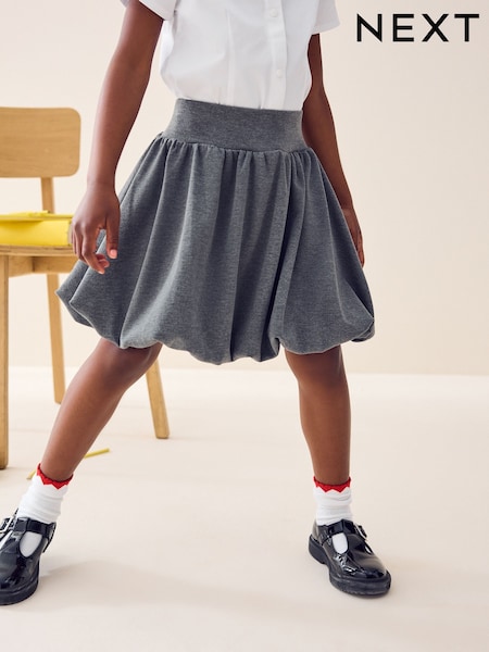 Grey Pull-On Jersey Stretch Bubble Hem Skirt (3-17yrs) (AW4868) | AED61 - AED91