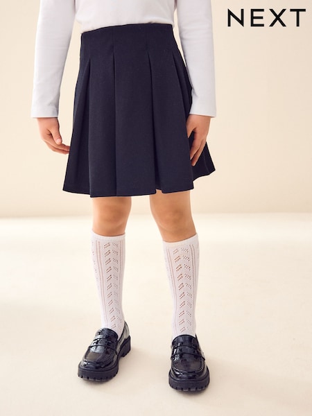 Black Jersey Pleated School Skirt (3-17yrs) (AW4882) | R$ 135 - R$ 215