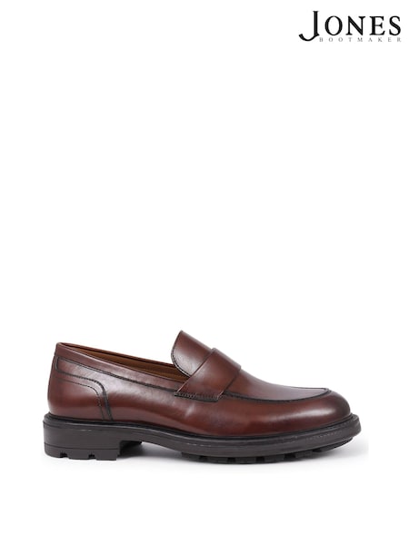 Jones Bootmaker Romeo Leather Brown Loafers (AW4983) | R$ 980