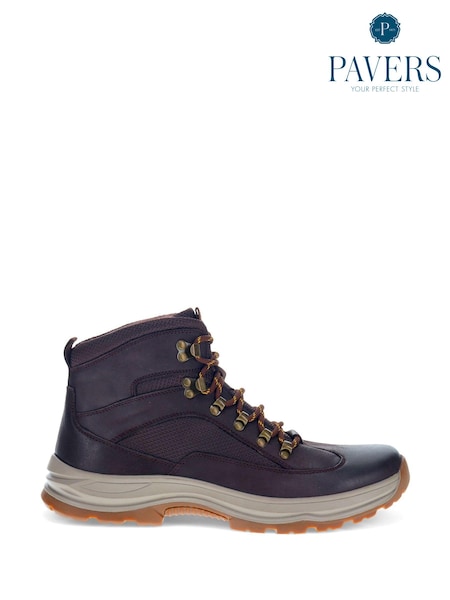 Pavers Leather Lace-up Walking Boots (AW4992) | kr1 260