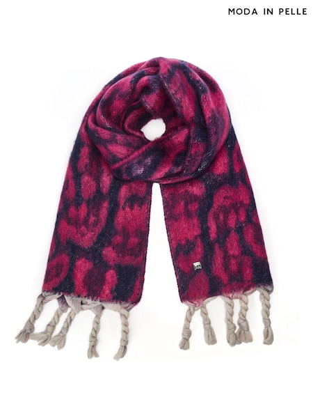Moda in Pelle Lioniescarf Chunky Leopard Print Scarf (AW5102) | R$ 285