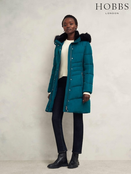 Hobbs Green Petite Jaymie Puffer Jacket (AW5220) | ₪1,001