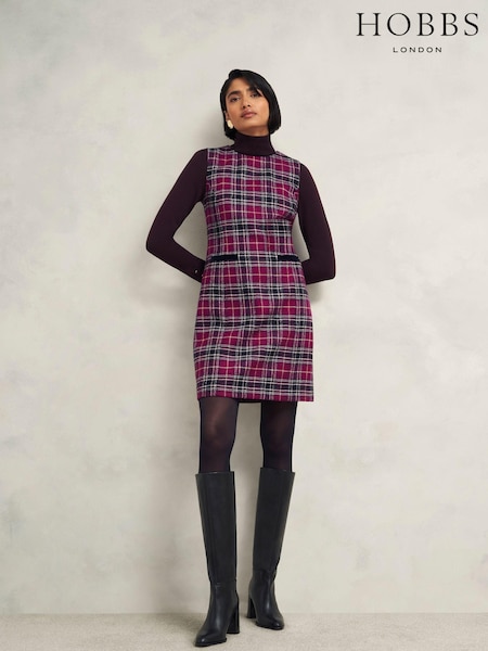 Hobbs Pink Petite Margot Dress (AW5223) | €89