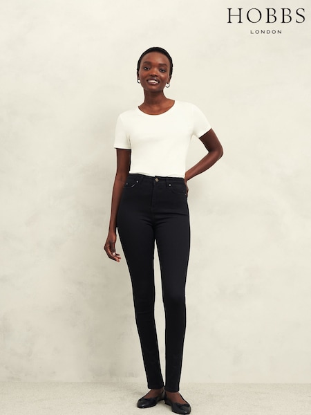 Hobbs Black Gia Sculpting Jeans (AW5241) | ₪448