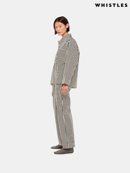 Whistles 100% Cotton Stripe Pyjama Bottoms (AW5276) | ‏322 ر.ق.