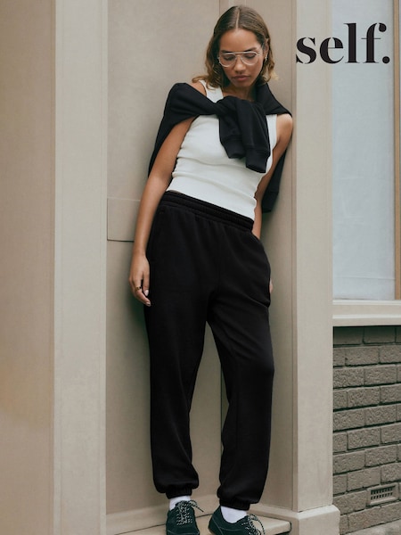 Черный - Cuffed Joggers (AW5304) | €29
