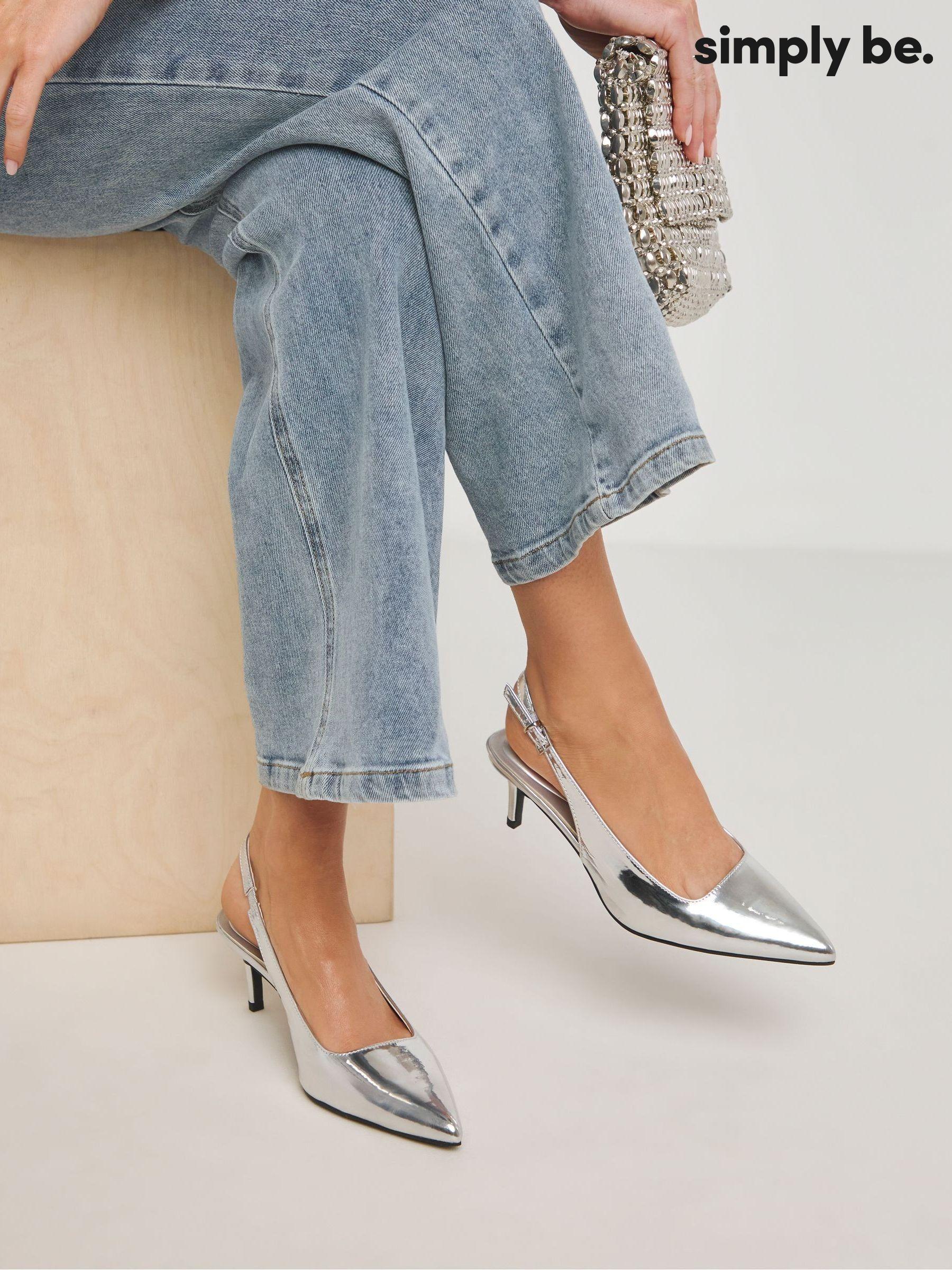 Womens wide width slingback shoes on sale