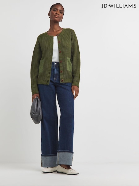 JD Williams Woven Pocket Cardigan (AW5610) | € 46