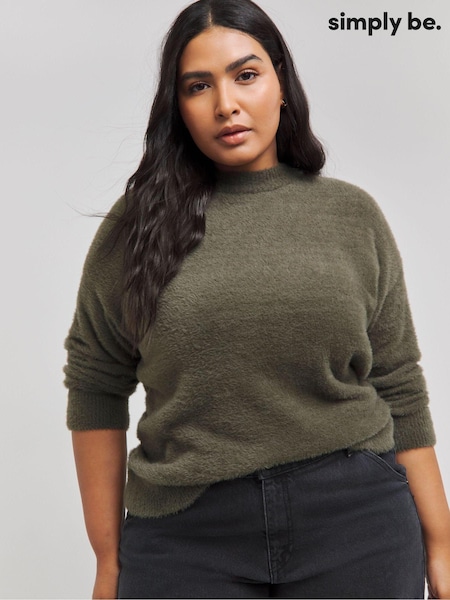 Simply Be Feather Jumper (AW5615) | 166 LEI