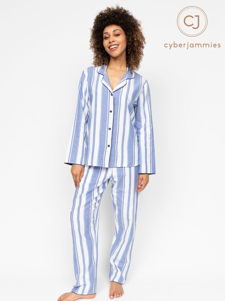 Cyberjammies 100% Cotton Alpes Stripe Pyjama Set (AW5635) | ‏257 ر.ق.