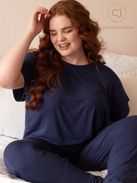 Cyberjammies Alpes Jersey Capslv Slouch Top & Pyjama Set (AW5637) | ‏238 ر.ق.